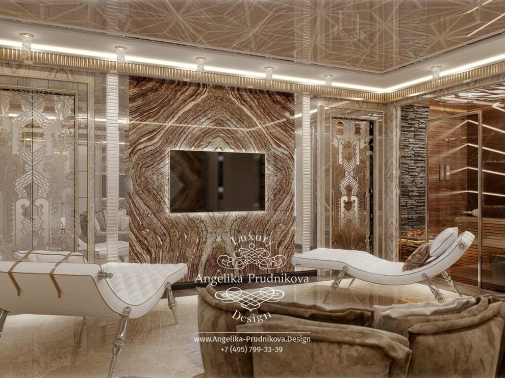 Дизайн-проект интерьера SPA-зоны в КП "Горки-2"