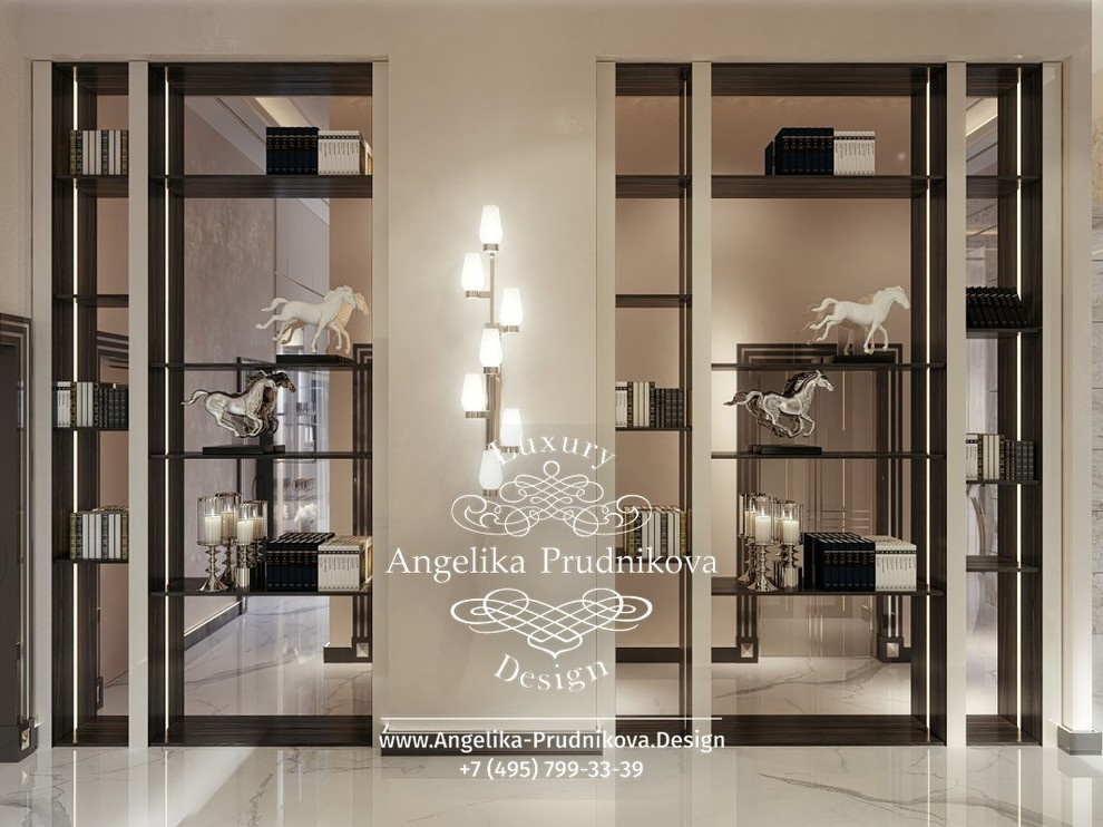 Дизайн-проект интерьера коттеджа в КП Монаково