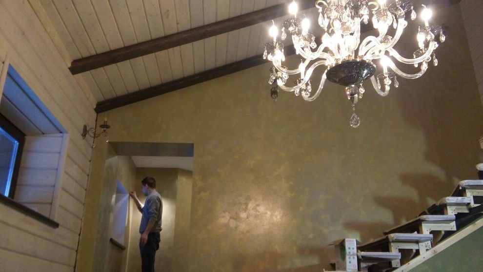 Декоративная штукатурка (Коттеджный поселок "Березовая Роща)