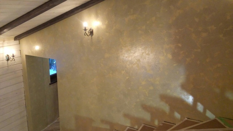 Декоративная штукатурка (Коттеджный поселок "Березовая Роща)