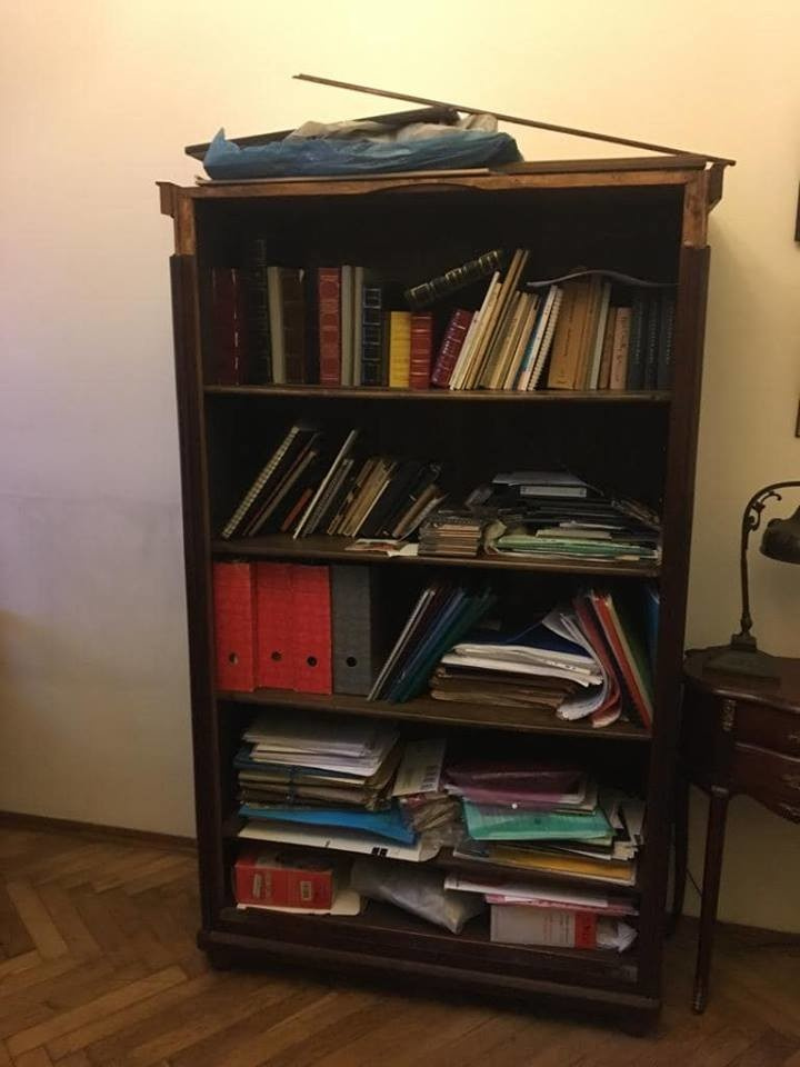 Реставрация книжного шкафа XIX века