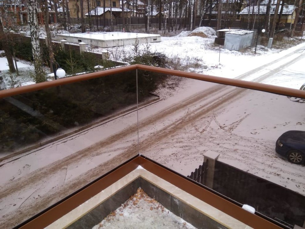 Ограждение из стекла
