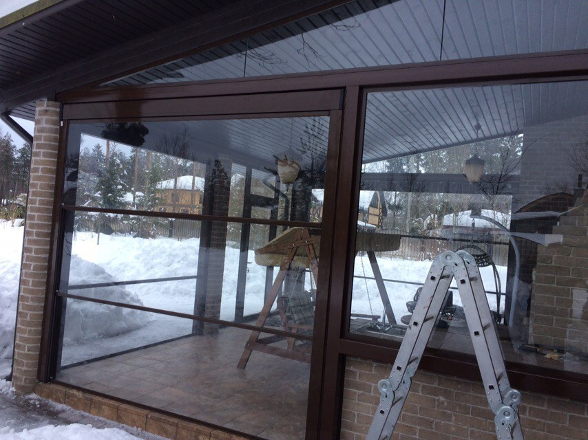 Терраса с автоматизированными системами открывания Panorama