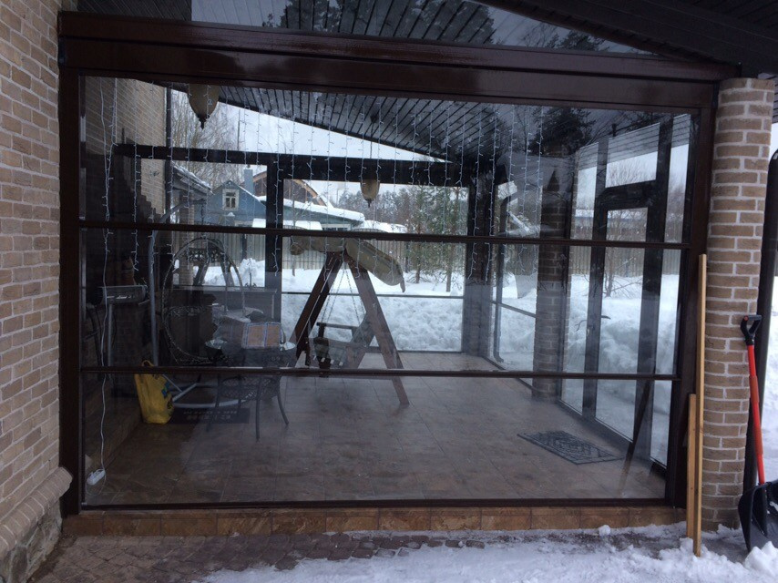 Терраса с автоматизированными системами открывания Panorama