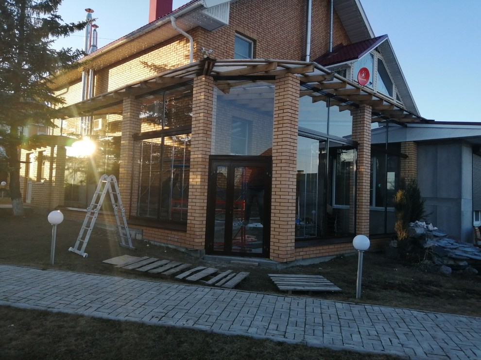 Панорамное остекление дома (Красное Село)