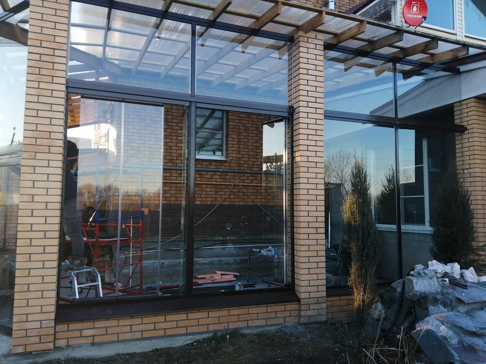 Обложка проекта: Панорамное остекление дома (Красное Село)