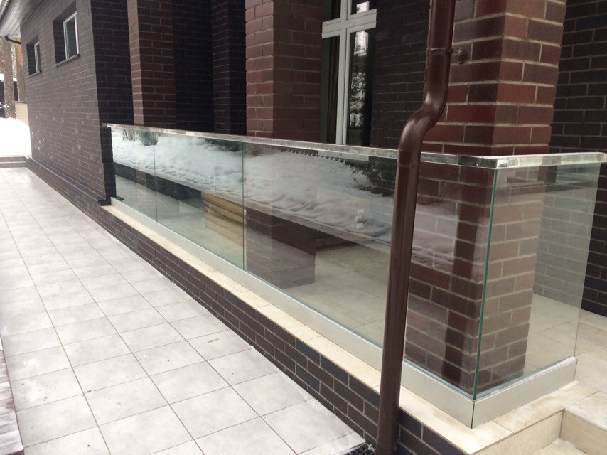 Ограждения террасы по периметру