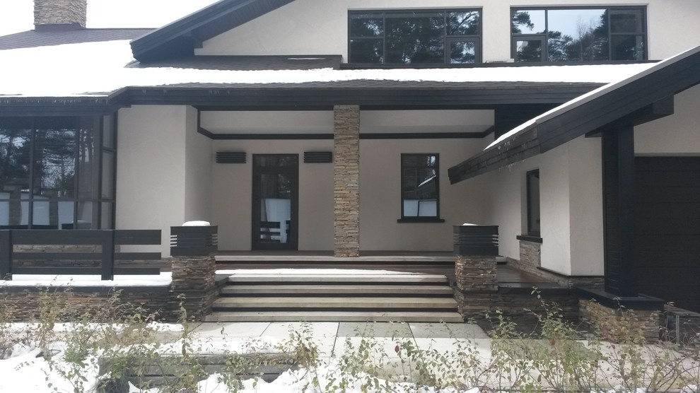 Большой дом с бассейном в стиле ШАЛЕ