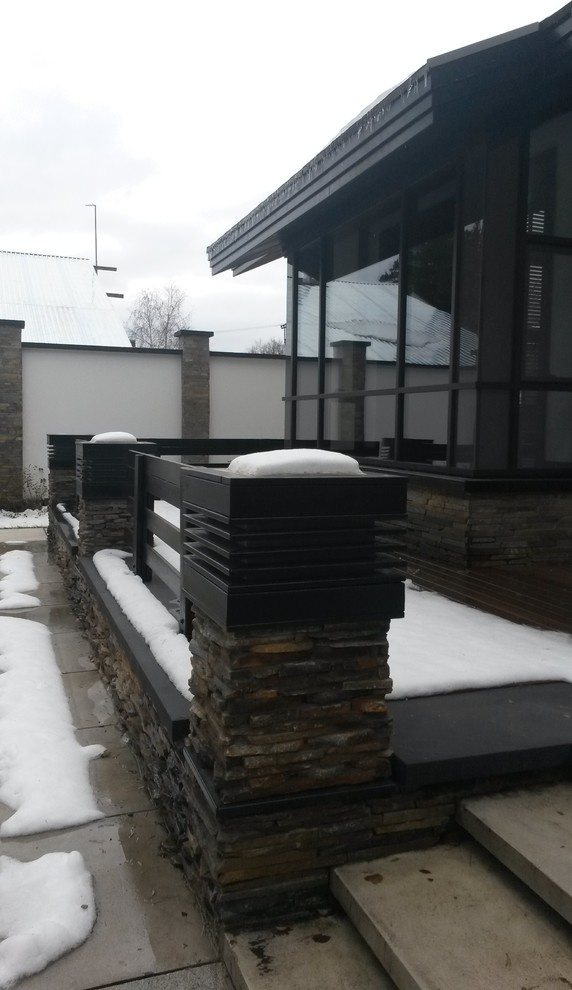 Большой дом с бассейном в стиле ШАЛЕ