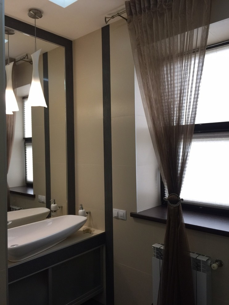 Гостевой санузел в интерьере СЕРЕБРО и ЗОЛОТО.