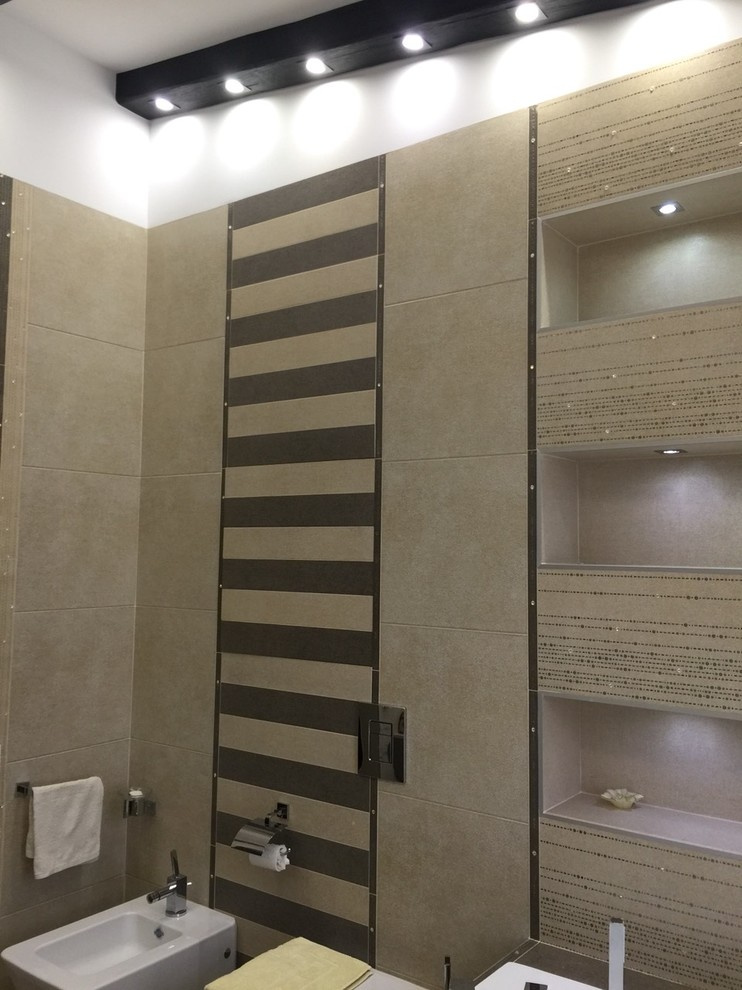 Ванная комната в интерьере СЕРЕБРО и ЗОЛОТО