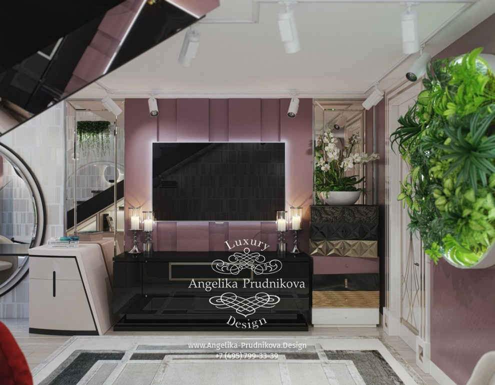 Дизайн-проект интерьера детской спальни для девушки в ЖК Art Residence