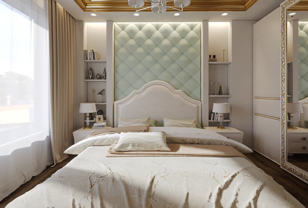Кухня и спальня в классическом стиле.