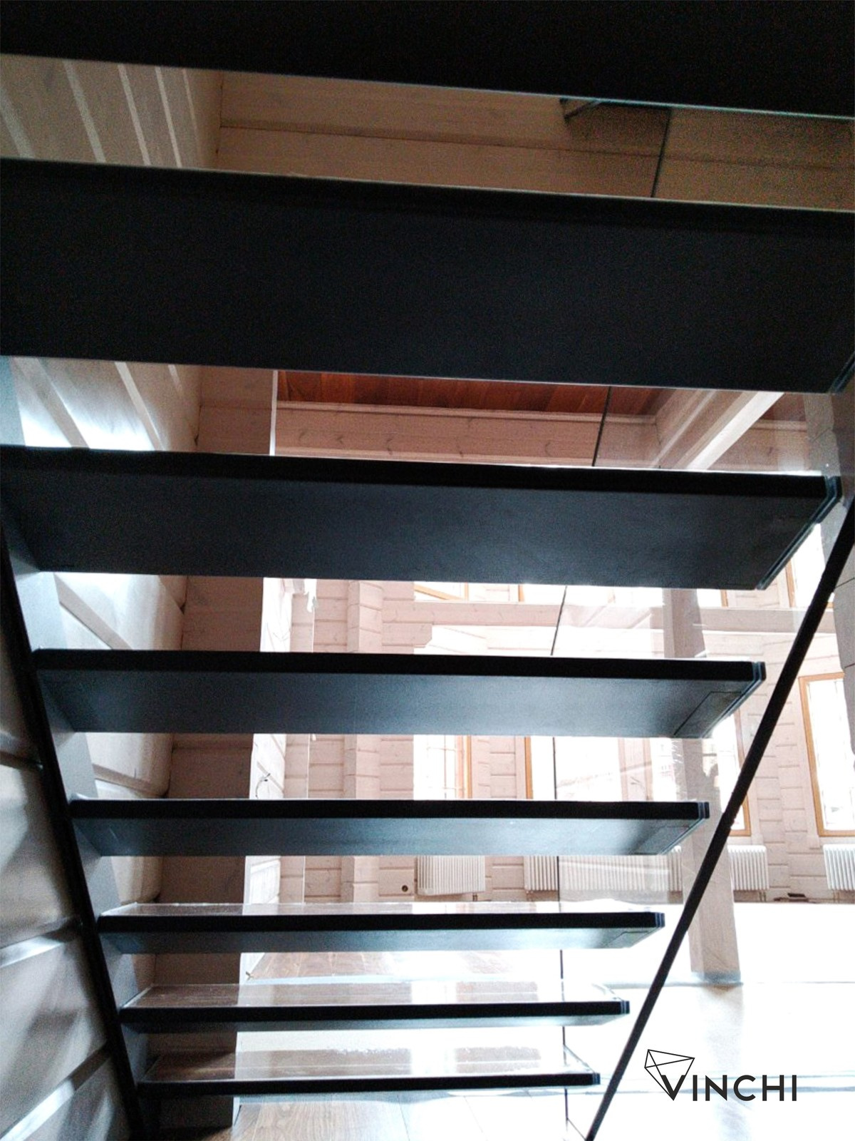 Лестница STEEL | GLASS&WOOD