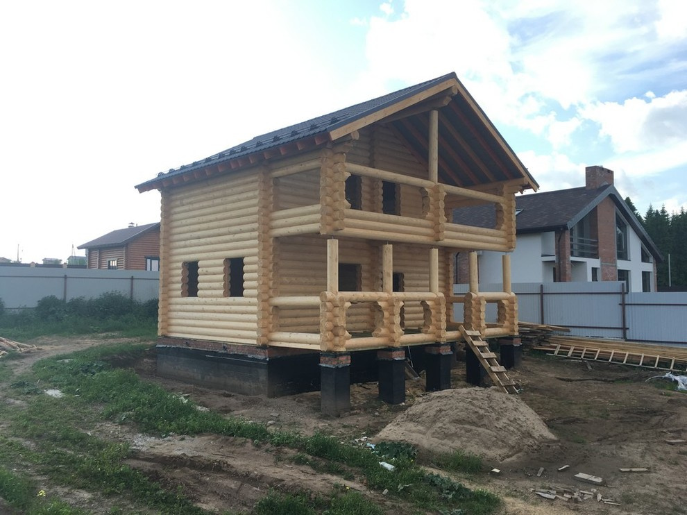 Дом из бревна 125м2