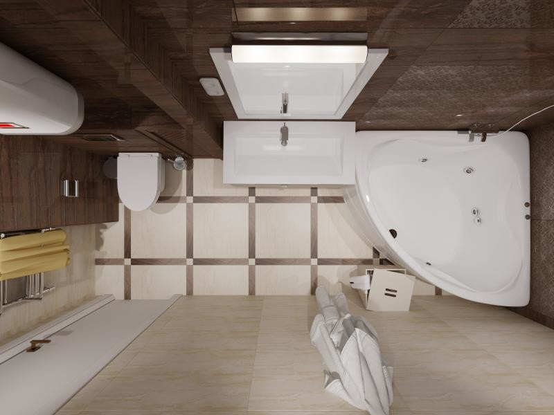 Шоколад и молоко в ванной комнате!