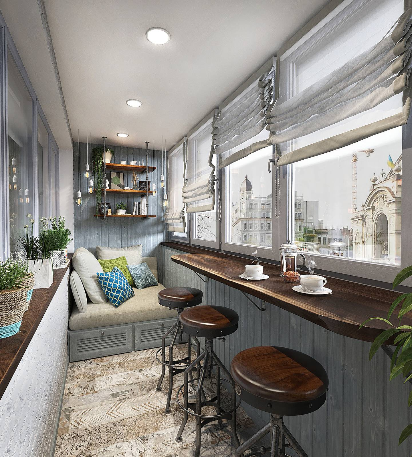 Застекленная лоджия