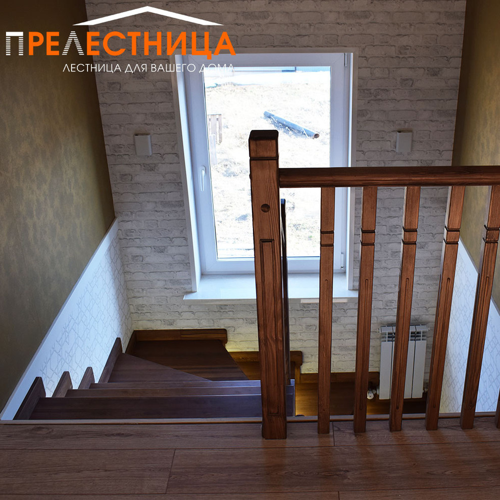 Лестница на второй этаж Тандем - 21 с автоматической подсветкой