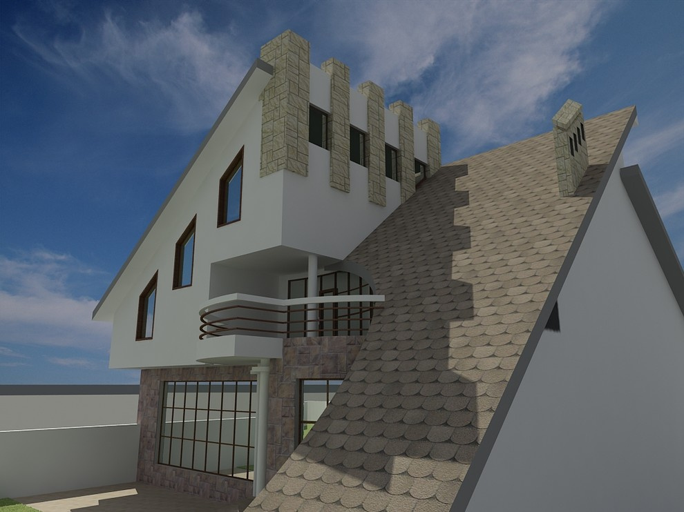 Обложка проекта: Двухэтажный жилой дом в г. Избербаш