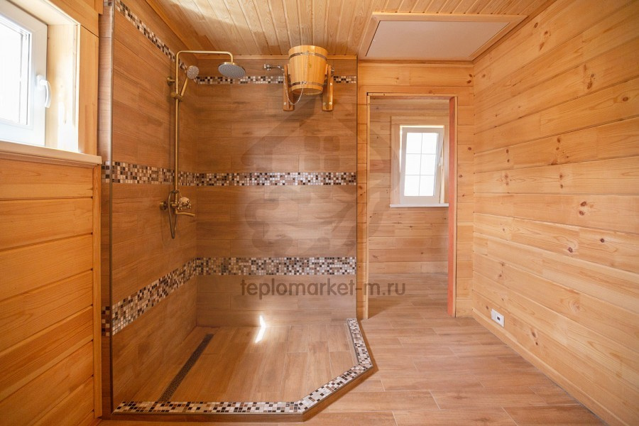 Внутренняя отделка бани Солнечногорский р-н, д. Шишовка