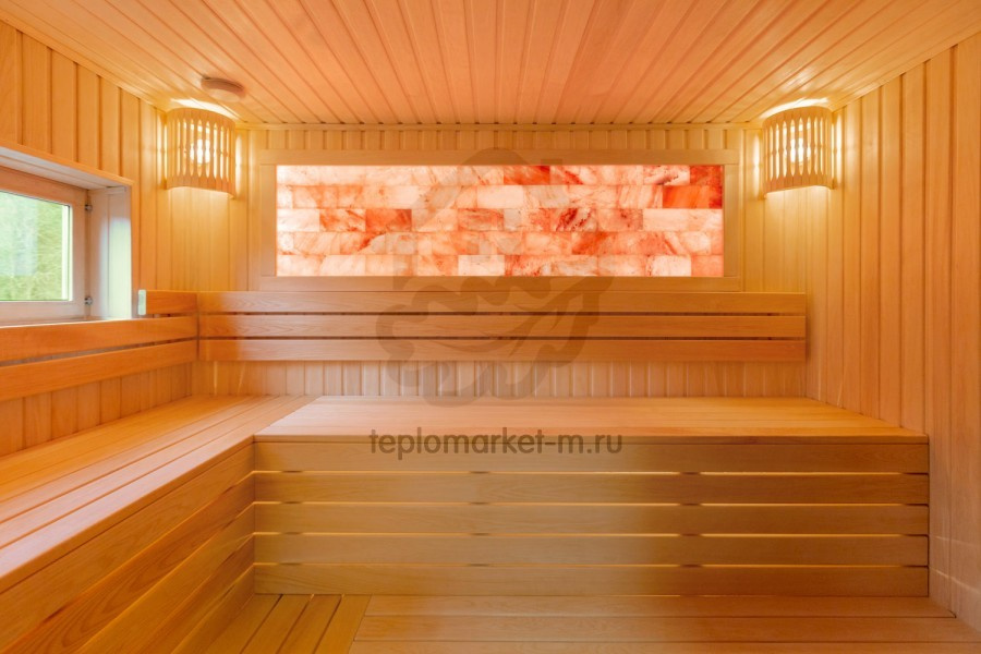 Внутренняя отделка сауны ДНП Зеленая горка