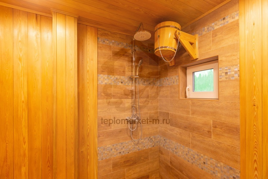 Внутренняя отделка сауны ДНП Зеленая горка