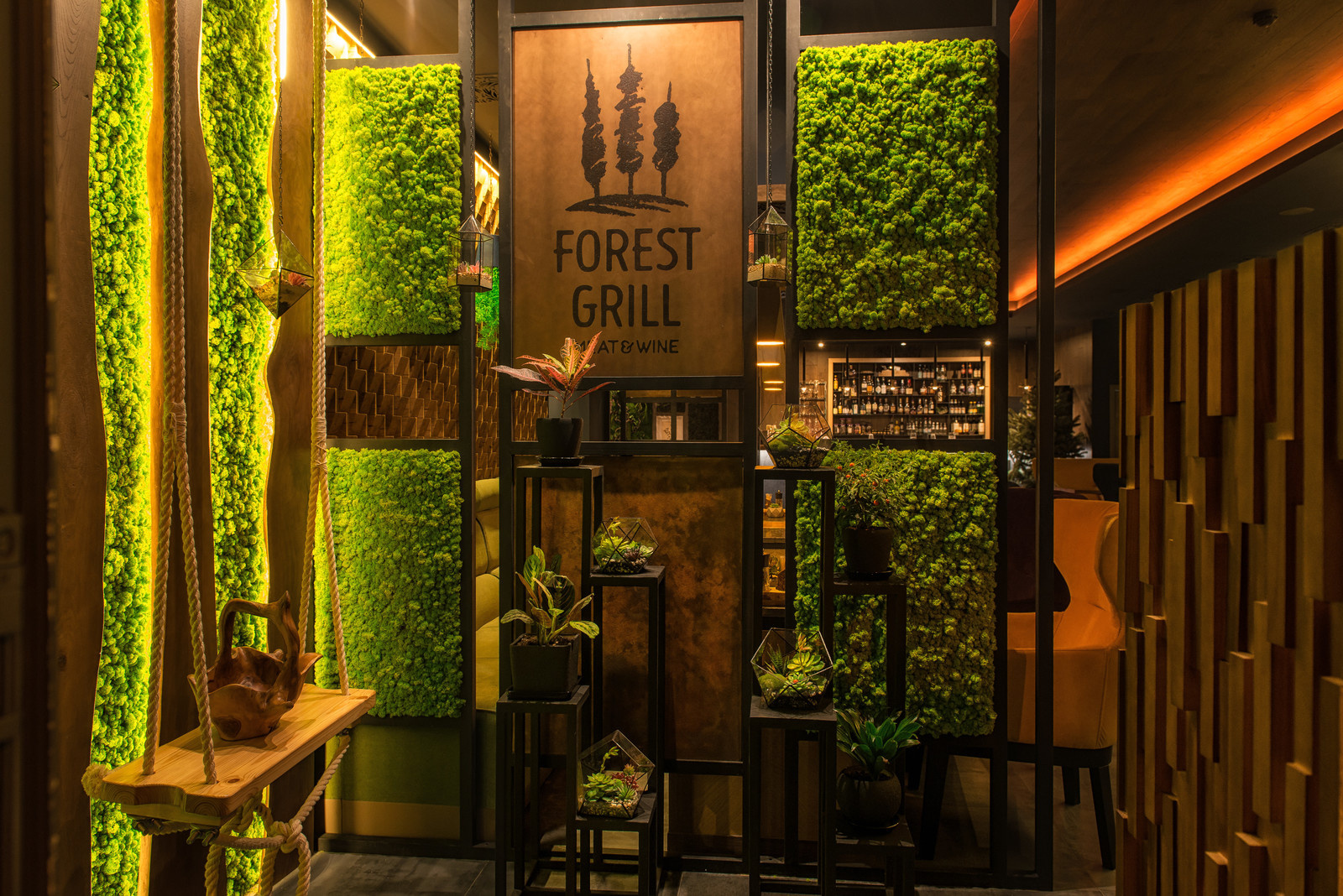 Дизайн ресторана Forest Grill Белгород