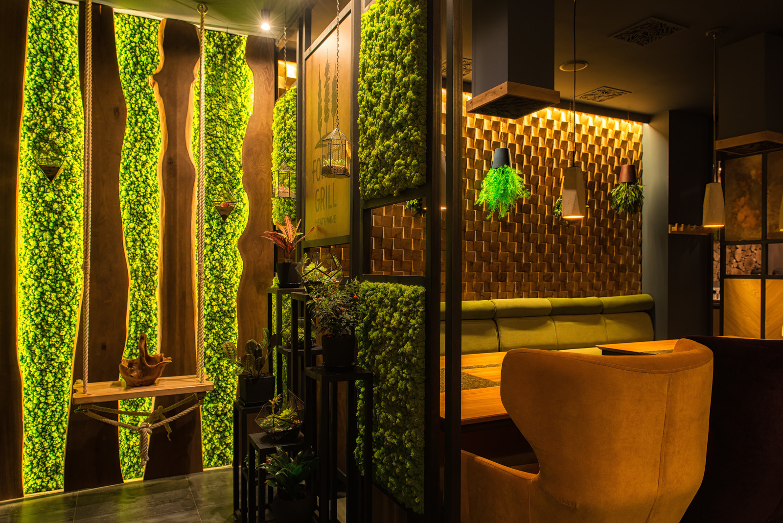 Дизайн ресторана Forest Grill Белгород