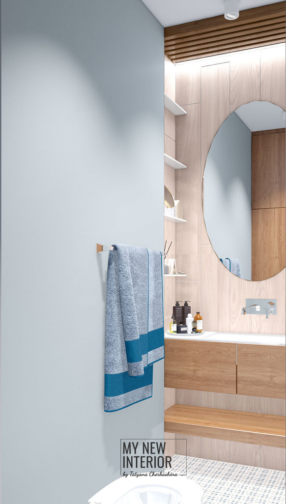 Дизайн спальни двухкомнатной квартиры 60,3 кв.м.