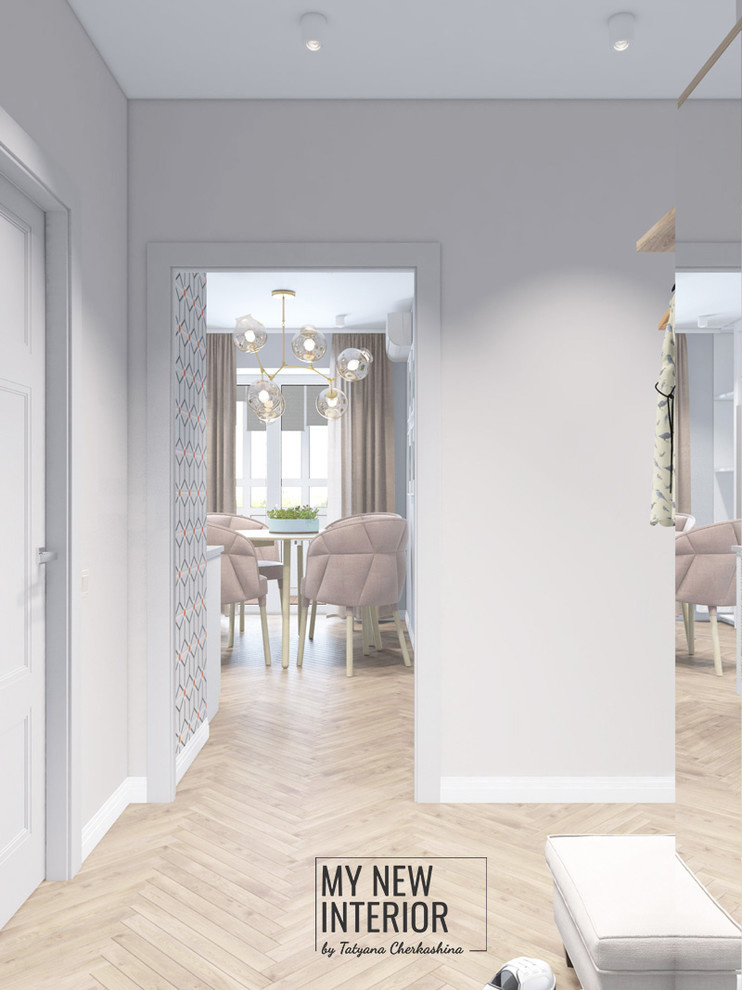 Дизайн спальни двухкомнатной квартиры 60,3 кв.м.