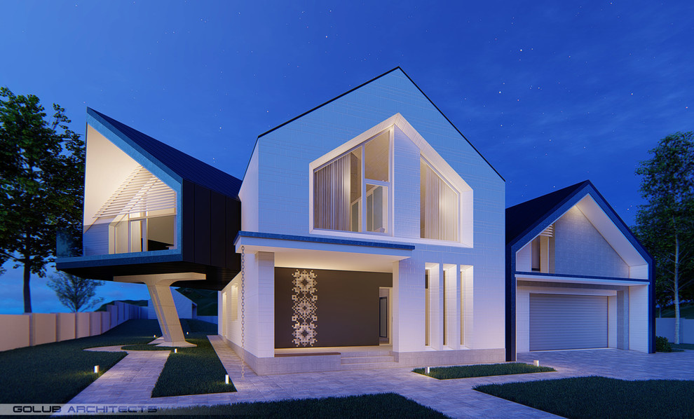 Strut house