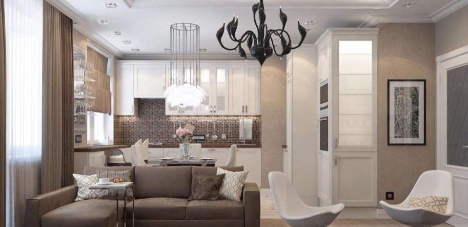 Дизайн гостинной