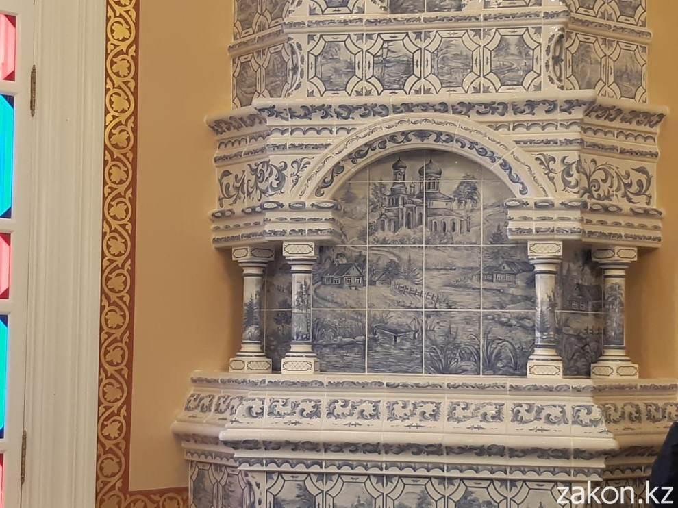 Обложка проекта: Изразцовая печь в Храме Казахстана