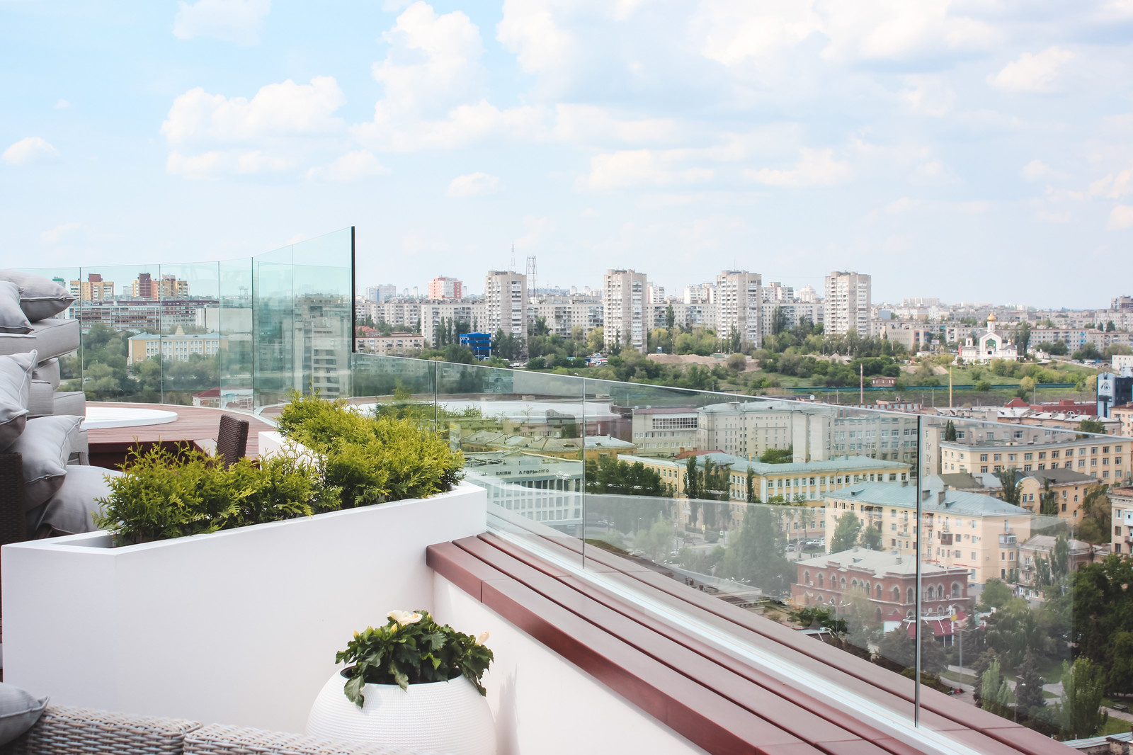 Терраса на 25 этаже