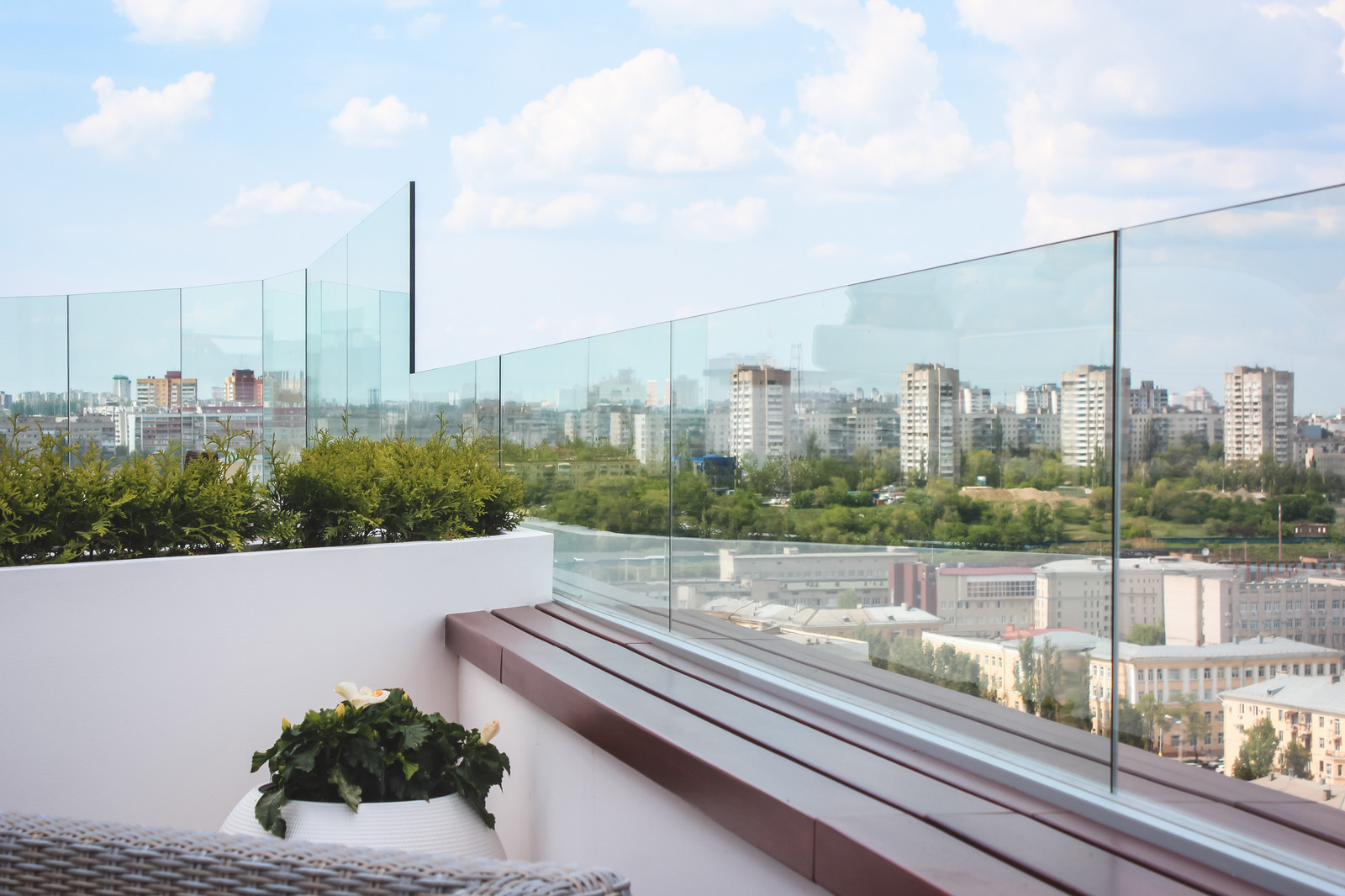 Терраса на 25 этаже