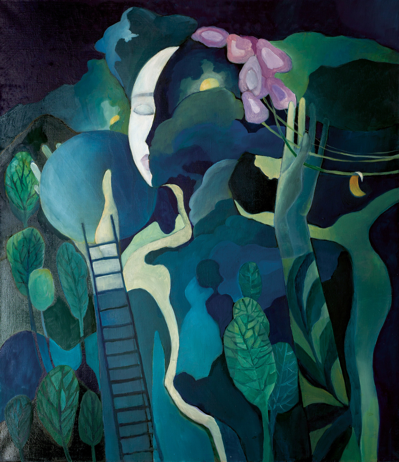 "Похищение луны" масло/холст