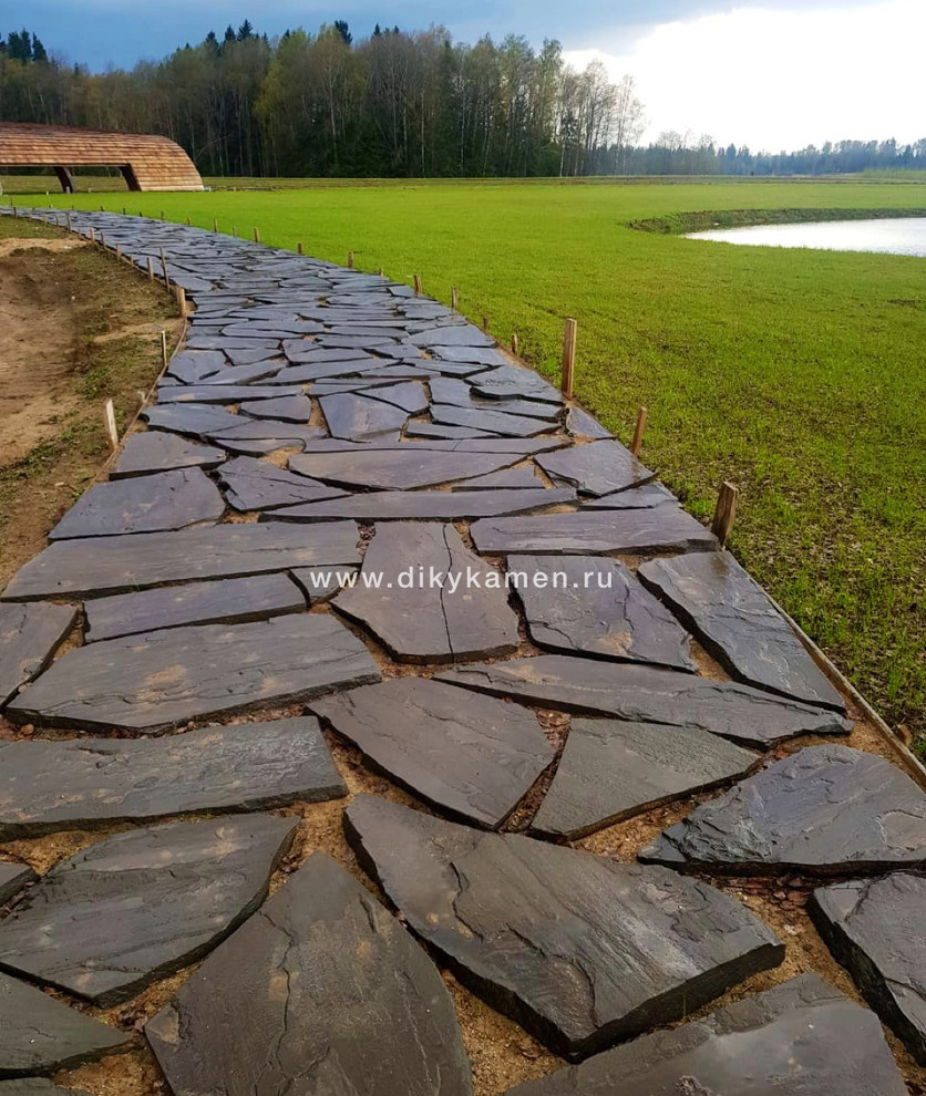 Камень песчаник для благоустройства территории