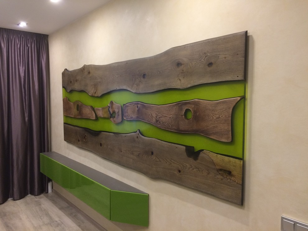 Обложка проекта: Панель из массива дуба с эпоксидной смолой