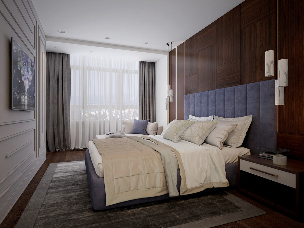 Квартира. Юго-запад Москвы. 120 кв.м. Насыщенный цвет дерева.