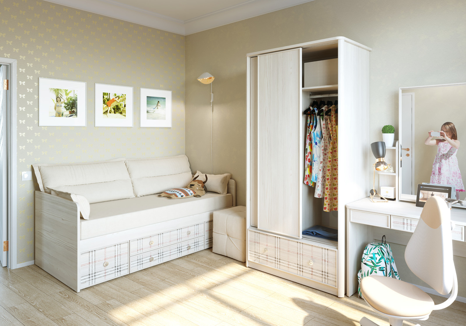 "Кембридж" в английском стиле «Shabby Chic» (англ. Потертый шик)