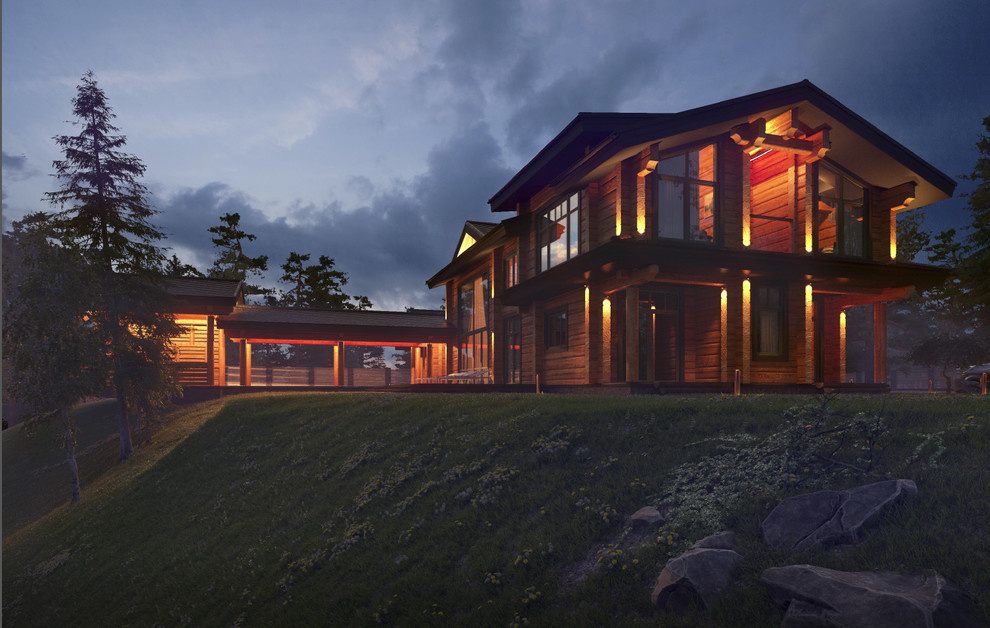 деревянный дом в Репино