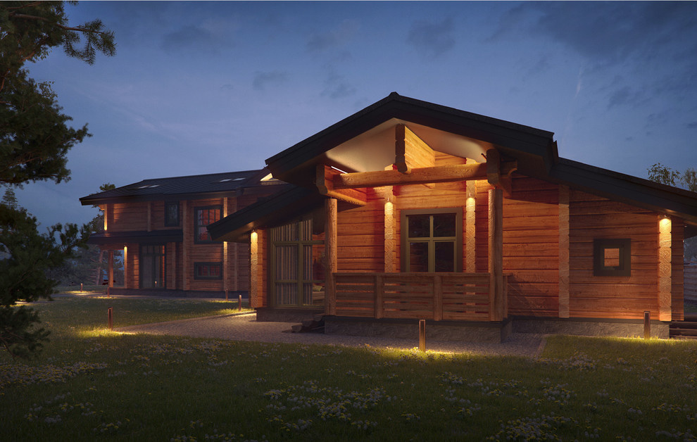 деревянный дом в Репино