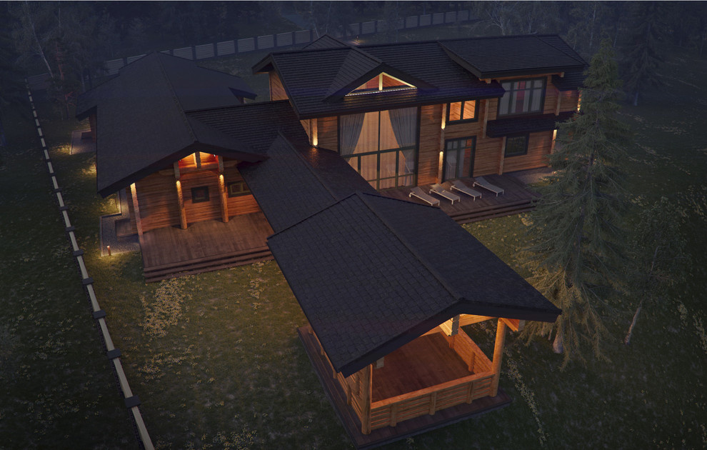 деревянный дом в Репино