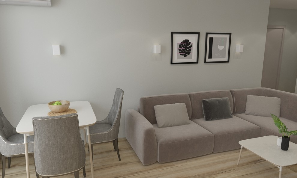 Проект квартиры 2+ в квартале "Novin"