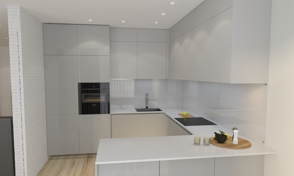 Проект квартиры 2+ в квартале "Novin"