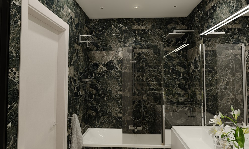 Проект квартиры 2+ в квартале "Novin"