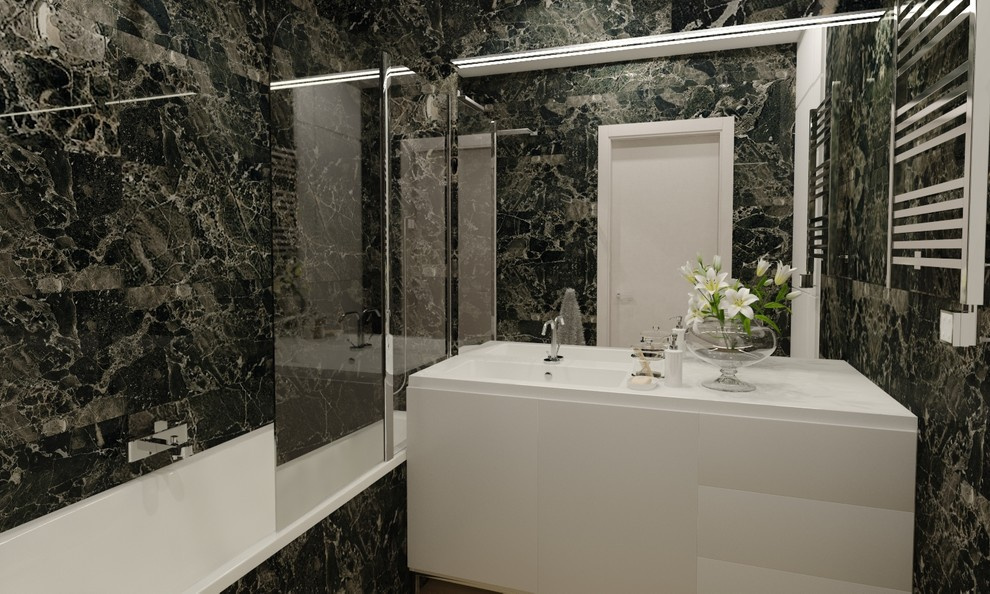 Проект квартиры 2+ в квартале "Novin"