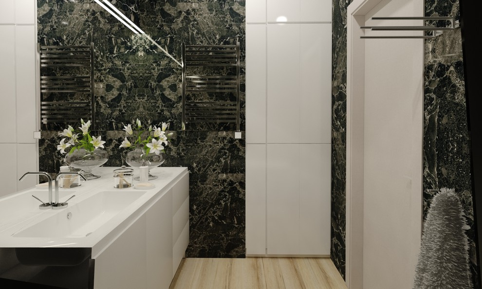 Проект квартиры 2+ в квартале "Novin"