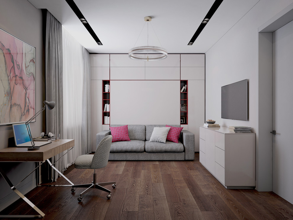 Квартира. Юго-запад Москвы. 120 кв.м. Насыщенный цвет дерева.