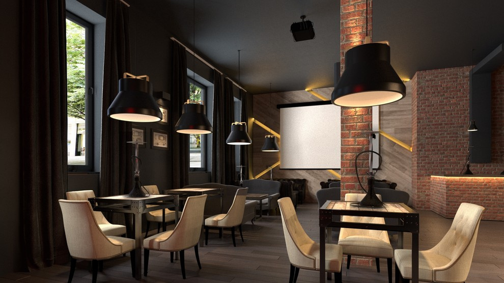 Обложка проекта: Дизайн интерьера кальянной